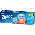 Ziploc Brand Slider Freezer Quart Bags with Power Shield Technology, 15