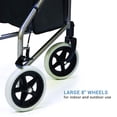 thumbnail image 6 of Lumex 609201P 3 Wheel Cruiser Lightweight Rollator, Pewter Metallic, 6 of 6