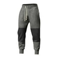 thumbnail image 5 of Fnnxeal Mens Sweatpants, Fall Winter Drawstring Elastic Waist Casual Slacks with Stretch Dark Gray Sweatpants for Men Size L, 5 of 6