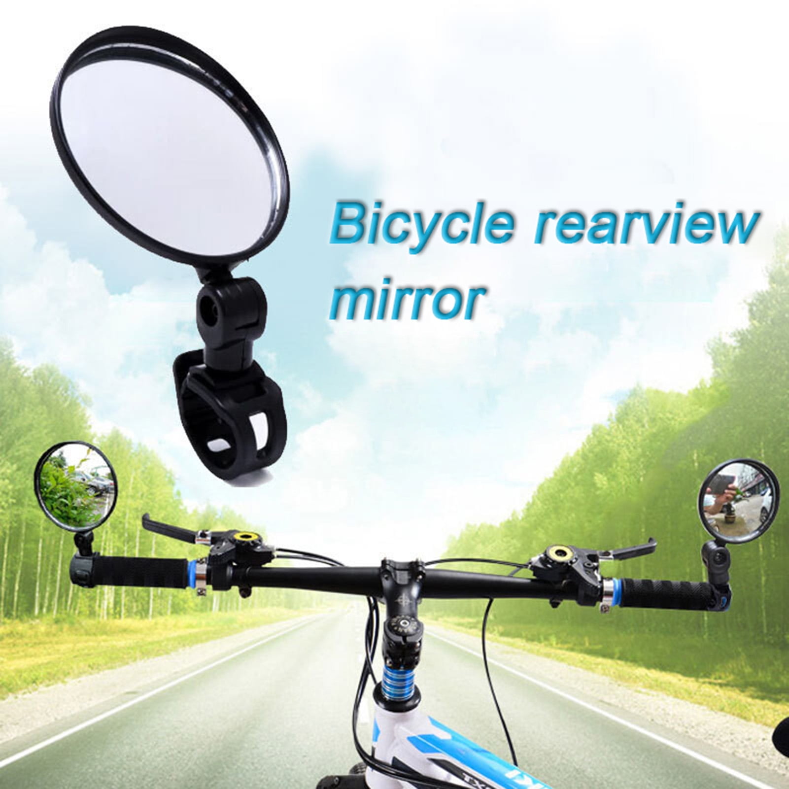 Details about   Adjustable Handlebar 360° Rotate Rearview Mirror For Bike MTB Bicycle Cycling 