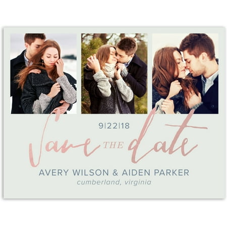 Script Knot Wedding Save the Date Postcard (Best Save The Date Cards)