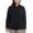 Black, variant on Dalia Women's Long Sleeve Collared Woven Shirt Blouse (Black, Large)