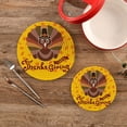 thumbnail image 7 of SKYSONIC Thanksgiving Turkey Cartoon Pot Holders Trivets, 2 Pcs Heat Resistant Trivets,Maple Leaf Cotton Thread Weave Mats for Hot Pads Pans Pot Bowl Teapot for Kitchen Decor, 7 of 7