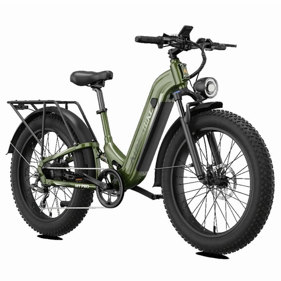 Aipas M1 Pro Electric Mountain Bike for Adults, 750W Rated Motor, 26" x 4.0" Fat Tire Ebike, 48V 17.5Ah Battery, SGS UL 2849 Certification, Class 3