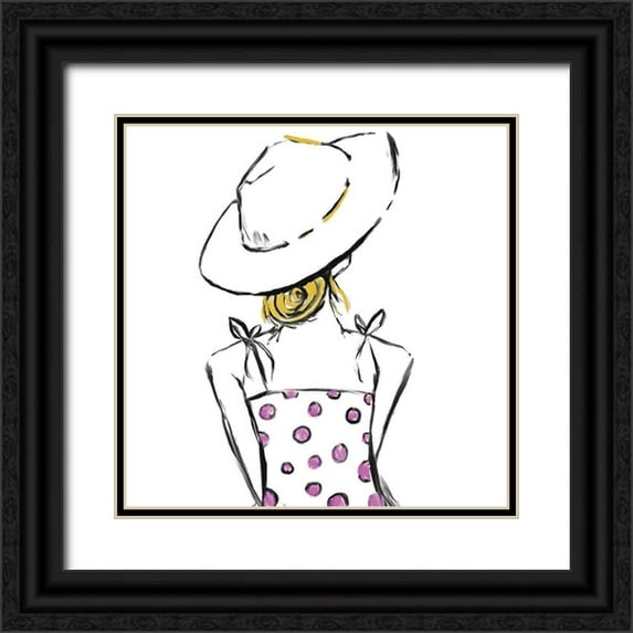 Seay, Anne 20x20 Black Ornate Wood Framed with Double Matting Museum Art Print Titled - Girl