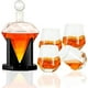thumbnail image 1 of Decantador de Diamante Bluelander de 750 ml con 4 Vasos de Cristal y Soporte, 1 of 6