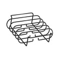 thumbnail image 4 of S SERENABLE BBQ Rib Rack Accessories Multipurpose Roasting Stand for Party Picnic Travel Black, 4 of 9