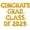 Gold, variant on Letter Balloons - CONGRATS GRAD CLASS OF 2029 16" Inch Alphabet Letters Foil Mylar Balloon Graduation Party Banner (Black)