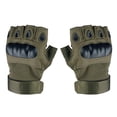 thumbnail image 1 of Hombres Guantes de medio libre Guantes deportivos antideslizantes para escalar Senderismo Conducir METRO, 1 of 6