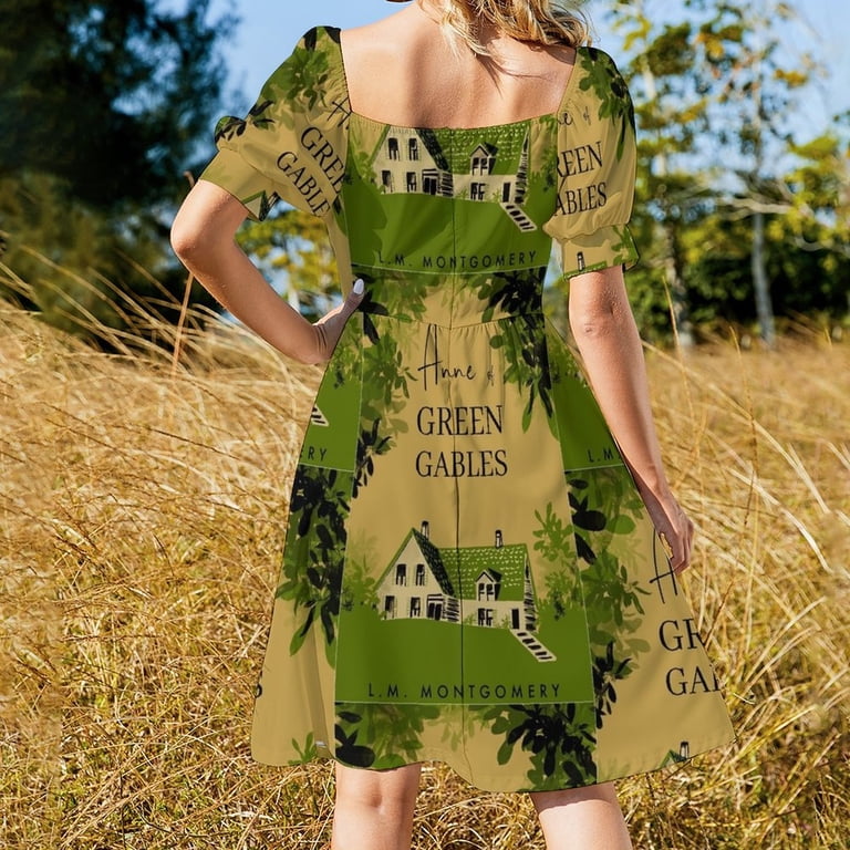 anne of green gables dresses Blackthorn Maxi Dress Green main image 1