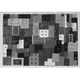 thumbnail image 1 of Ahgly Company Indoor Rectangle Abstract Gray Contemporary Area Rugs, 8' x 12', 1 of 1