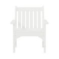 thumbnail image 4 of WestinTrends Malibu Outdoor Patio HDPE Adirondack Dining Arm Chair, White, 4 of 18