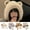 Beige, variant on Cute Plush Faux Fur Cap with Ear Flaps Fuzzy Bear Hat Soft Warm Winter Hat Beanie for Women Girls