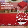 thumbnail image 5 of Hasoo Christmas Home Decor Area Rug Washable 2' x 10' Modern Runner for Enterway Doormat Hallway Red Indoor Carpet, 5 of 5