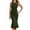 Green womens dresses, variant on Wycnly Womens Dresses Elegant Bodycon Wrap Strap Cocktail Party Prom Mermaid Dresses Fashion Solid Round Neck Sleeveless Long Summer Dress Black m
