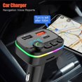 thumbnail image 2 of Wmool Adaptateur Chargeur Sans Fil Bluetooth FM Radiocommande Voiture USB UK, 2 of 8