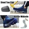 thumbnail image 3 of Furuian Steel Toe Shoes for Men Women Lightweight Safety Shoes Comfortable Steel Toe Sneakers Warehouse Industry Work Shoes, 3 of 7