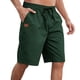 thumbnail image 1 of Pantalones cortos deportivos con cordón para hombre, talla grande, cintura elástica, poliéster, para gimnasio/verano, 1 of 6