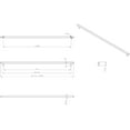 thumbnail image 3 of Jeffrey Alexander 722 Key West 26-7/16" Center To Center Smooth Round Large Cabinet Bar, 3 of 6