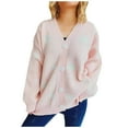 thumbnail image 2 of Hot6sl Womens Knitted Cardigan Sweater Jacket V-neck Sweater, 2 of 6