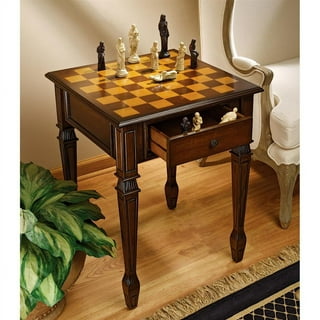 Chess table and chairs deals