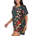 thumbnail image 2 of Xecao Berries and Flowers print Swimsuit for women, Summer-ready, sporty style.Quick-dry fabric. Many sizes & colors., 2 of 9