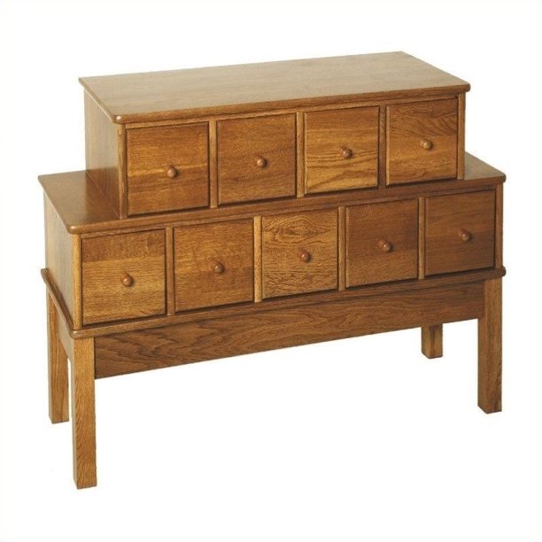 Pemberly Row 9Drawer CD DVD Storage in Oak