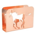 thumbnail image 3 of Tenedor Independiente De La Servilleta De Papel, Tenedor Hueco Material De La Servilleta Del Hierro Del Modelo Del Caballo Del Hierro Para El Restaurante Cergrey Oro rosa, 3 of 8