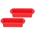 thumbnail image 4 of Cake Mold, Silicone High Temperature Resistance Bread Mold, Rectangle for Home Kitchen Bakery, 4 of 7