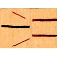 thumbnail image 1 of Ahgly Company Indoor Rectangle Solid Orange Modern Area Rugs, 5' x 7', 1 of 4