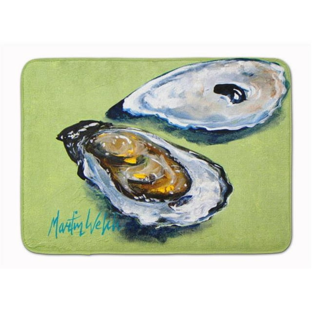 Carolines Treasures MW1102RUG Oysters Two Shells Machine Washable Memory Foam Mat