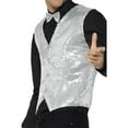 thumbnail image 4 of Smiffys  Adult Sequin Costume Vest, 4 of 4