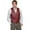 Black Cherry, variant on Mens Leather Wear Western Vest, Chocolate, Size 42