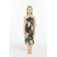 thumbnail image 2 of Girl Hawaiian Halter Dress in Wispy Cereus Black Size 14, 2 of 5