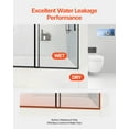 thumbnail image 5 of Frameless Sliding Bathtub Door 56-60 in.W x 60 in.H Frameless Shower Glass Door, 5 of 9