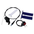thumbnail image 2 of Empuñaduras de , juego de cables, accesorios con interruptor de encendido y apagado de 7/8 "(22 mm), apto para ATV 50-250cc 125cc 250cc 200 Azul Sunnimix Acelerador del acelerador, 2 of 8