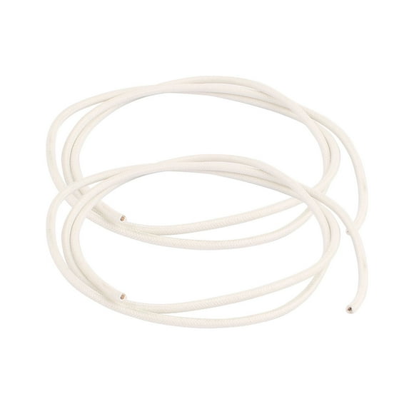 2 Pcs Blanco 1 Metro/3.28ft 2.5mm2 230C Flexible Resistencia al Calor Silicona Alta Temperatura Cable