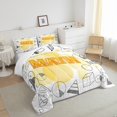 thumbnail image 4 of Math Equation Comforter Set Twin Size Math Theme Bedding Mathematics Formula Bedding Comforter Sets Math Geometry Science Duvet Insert School Educational Dorm Bedroom Decor Quilt, 4 of 5