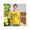 thumbnail image 1 of Playera Blusa De KIWI – Estilo Tropical que Te Llena de Vida Ropa Para Mujer Color Amarillo Talla Mediana Marca Emil SaEs, 1 of 4