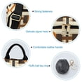 thumbnail image 7 of FORMRS Women's Travel Backpack Purse Anti-Theft Hidden Pockets Casual Shoulder Bag, Beige Geometric, 7 of 7