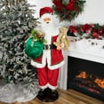 thumbnail image 2 of Northlight 5' Deluxe Traditional Animated and Musical Dancing Santa Claus Christmas Figure, 2 of 6