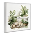thumbnail image 2 of Stupell Industries Tropical Tropical Zen Bathtub White Framed Giclee Art, 30 x 24, by Lettered and Lined, 2 of 8
