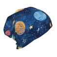 thumbnail image 2 of Honeii Planets And Stars1 Print Kids Knit Beanie Watch Hat ,Knit Cap for Boys and Girls, 2 of 7