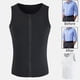 thumbnail image 1 of Camisetas adelgazantes para hombre, moldeadoras de cuerpo, camiseta de compresión para el pecho, abdomen, ginecomastia, senos, reductor de cintura, chaleco de sudor de poliéster, 1 of 4