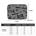 thumbnail image 3 of Rock Star 15 inch Portable Laptop Sleeve Compatible with MacBook Air Notebook Computer Case for Men Women College School Students, 3 of 7
