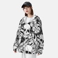 thumbnail image 5 of Sigee Skull and palm leaves Print UPF50+ Men's Sun Protection Hoodie Shirt SPF UV Shirt Long Sleeve Fishing Outdoor Lightweight, S-3XL, 5 of 9