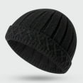 thumbnail image 2 of Womens Winter Hat Winter Beanie Winter Knit Hat With Foldable Brim Thickened Cap for Cold Weather Outdoor Activities Thermal Ear, 2 of 4