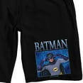 thumbnail image 2 of Batman 1966 TV Series Men's Black Sleep Pajama Shorts-Medium, 2 of 4