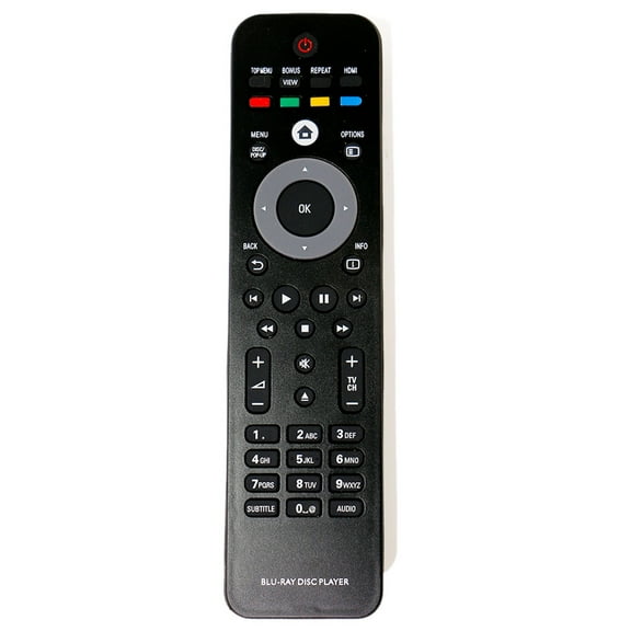 Replacement Universal Remote Control for Philips BDP1200/F7 BDP1300/F7 BDP5406 BDP3406/F7 Blu-ray DVD Disc Player
