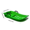 thumbnail image 2 of AGPTEK 25/31 inches Winter Durable Plastic Snow Sled Boat Shape Snow Sledge Outdoor Pulling Snow Board Snow Seats for Kids，Green, 2 of 8